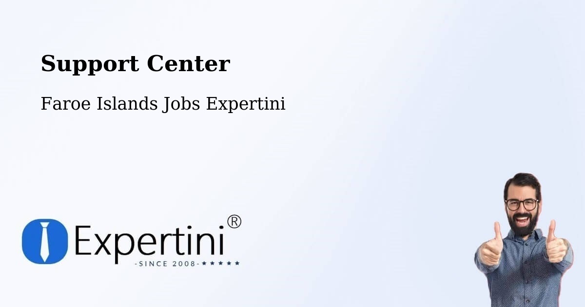 Support Services – Toftanes - Faroe Islands Jobs Expertini